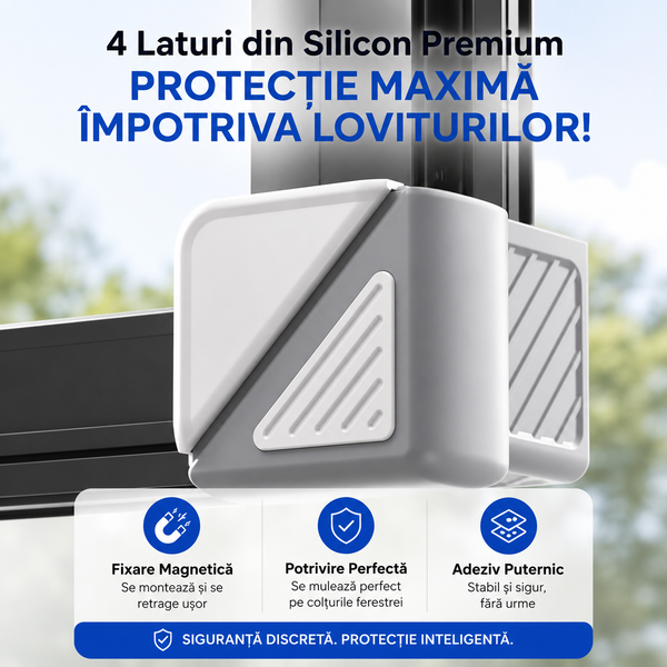 Protector Colțuri Geam Silicon