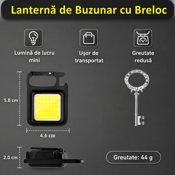 Lanternă Portabilă Super Luminoasă