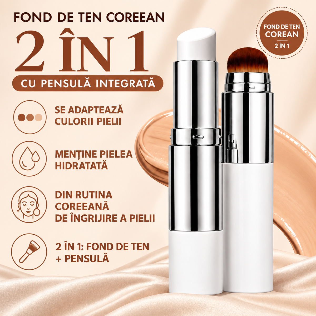 Fond de ten coreean - se adaptează tenului tău!