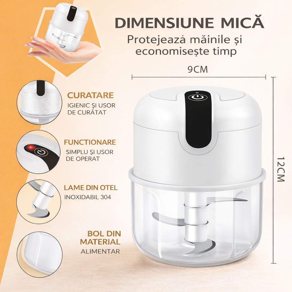 Mini Tocător Electric