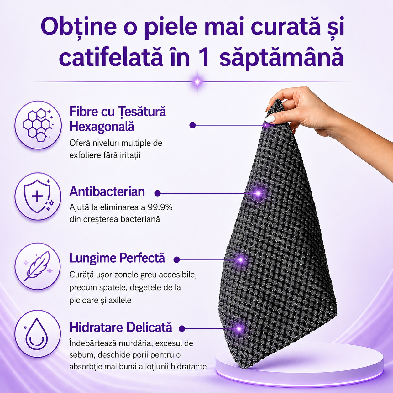 LaoTang - Prosop Exfoliant pentru Duș